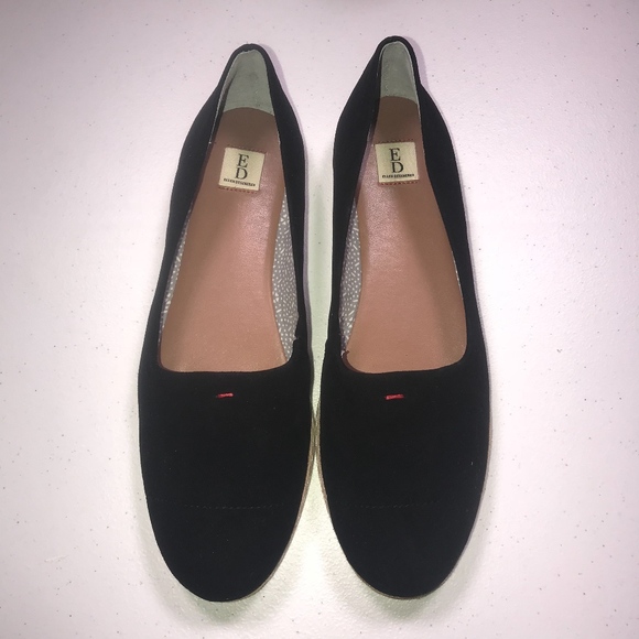 ED Ellen Degeneres Norana Leather Black Espadrille - Picture 4 of 7